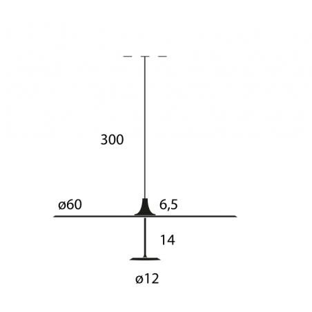 Lumina Dot 600 Lite Modular Suspension lamp