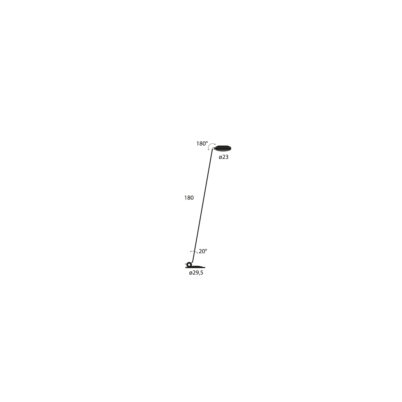 Lumina Elle 1 LED Lampadaire