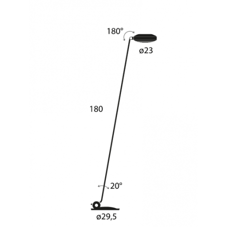 Lumina Elle 1 LED Lampadaire