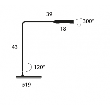 Lumina Flo Desk Lampada da tavolo