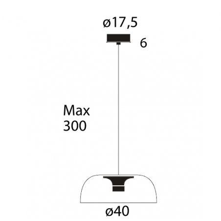 Lumina Tia 400 Lampe à suspension