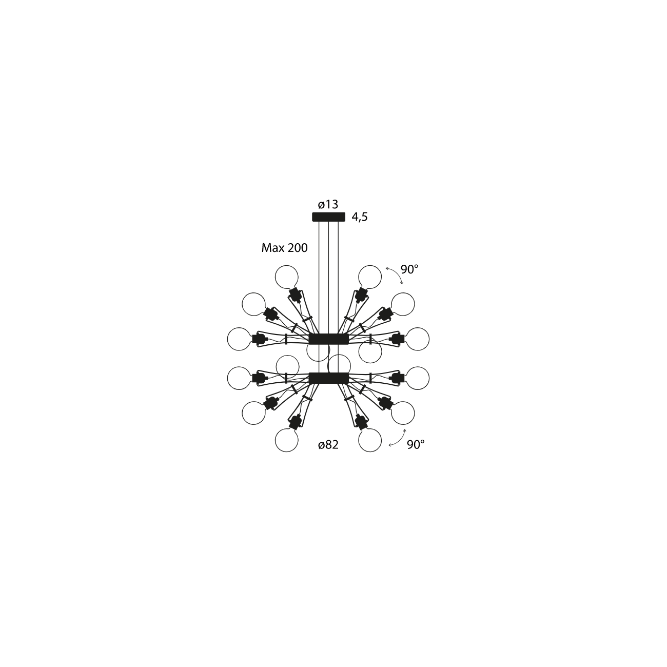 Lumina Matrix Doppia Lampe à suspension