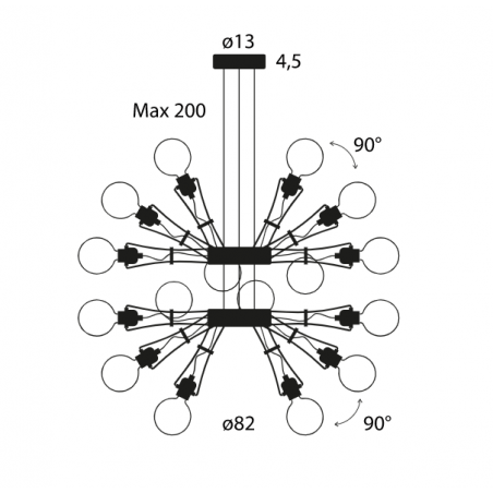 Lumina Matrix Doppia Lampe à suspension