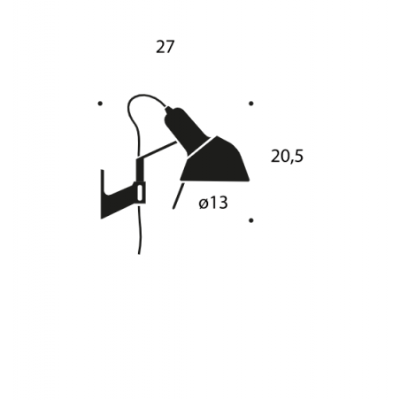 Lumina Noemi Body Wall lamp
