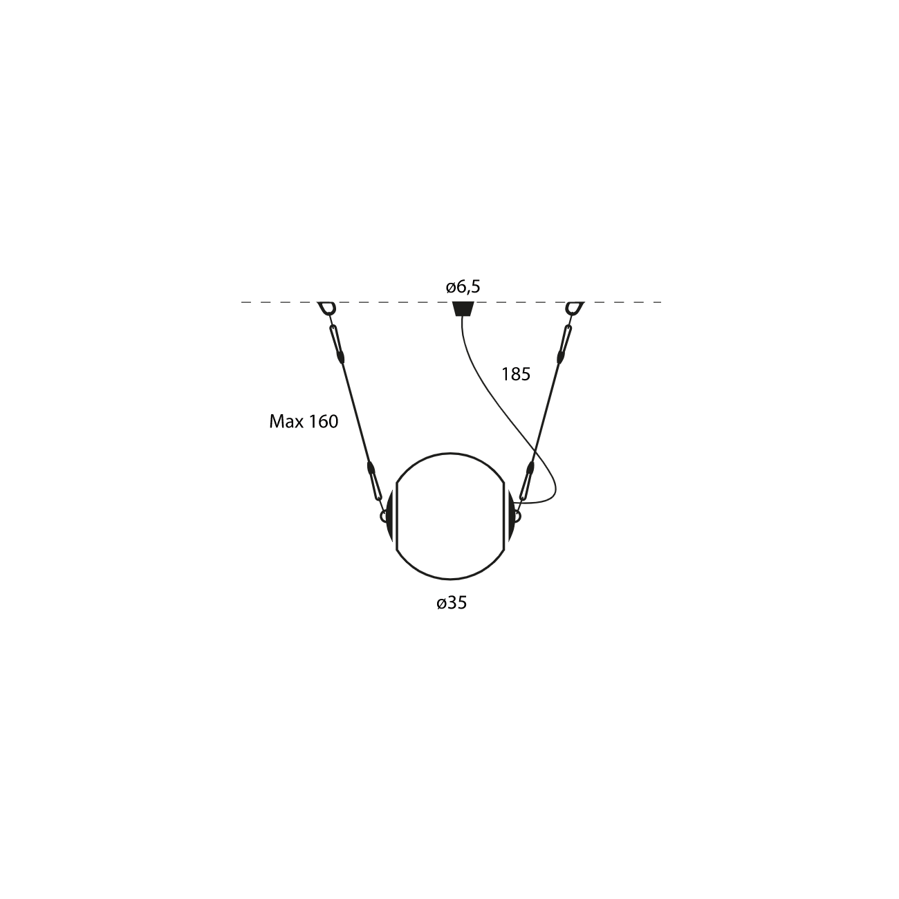 Lumina Perla 35 Suspension lamp