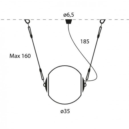 Lumina Perla 35 Lampe à suspension