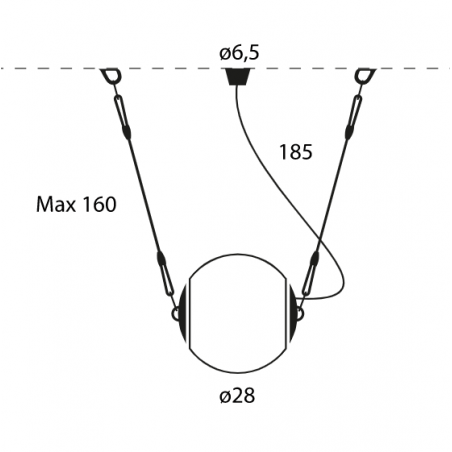 Lumina Perla 28 Lampe à suspension