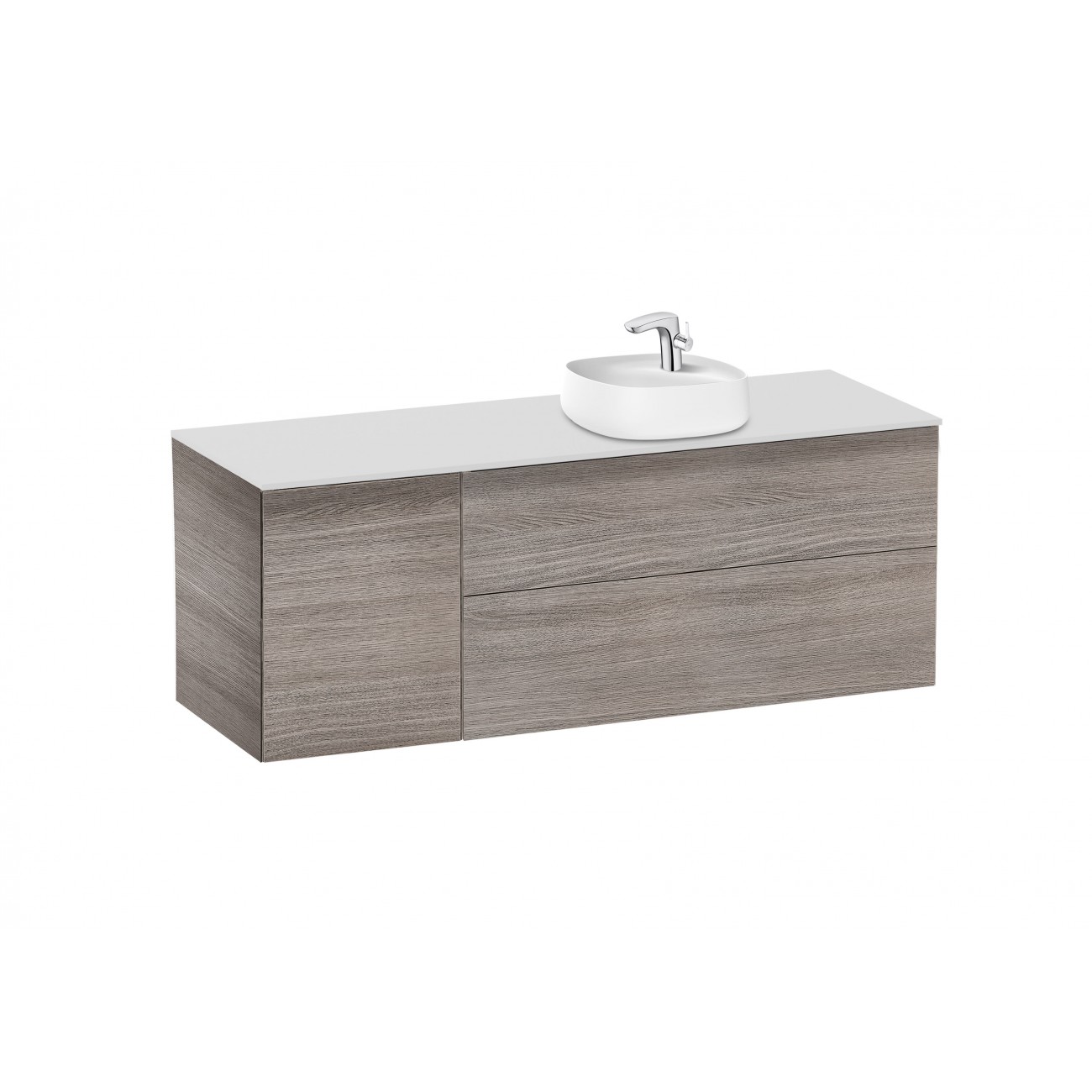 Roca Beyond Cabinet for countertop basin 455 asymmetrical