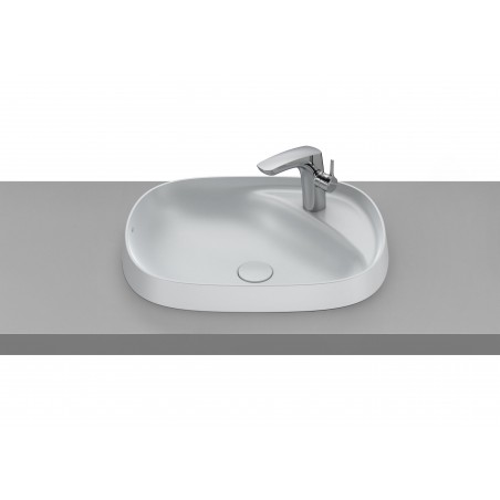 Roca Beyond Lavabo ad incasso sopra piano 585x450