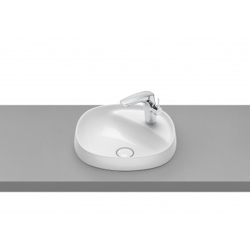 Roca Beyond Lavabo encastré sur le plan 450X450