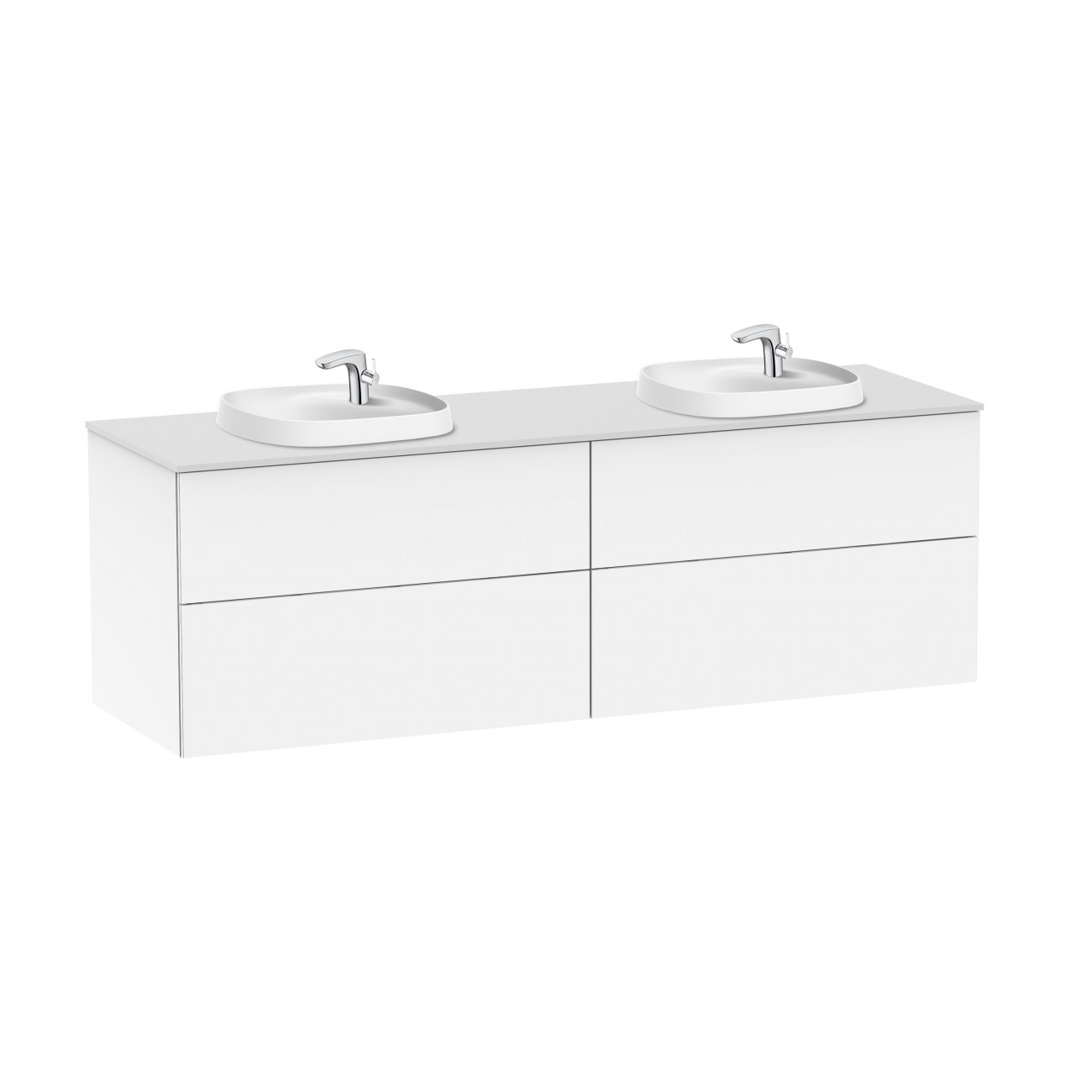 Roca Beyond Mobile per lavabo ad incasso sopra piano doppio 585