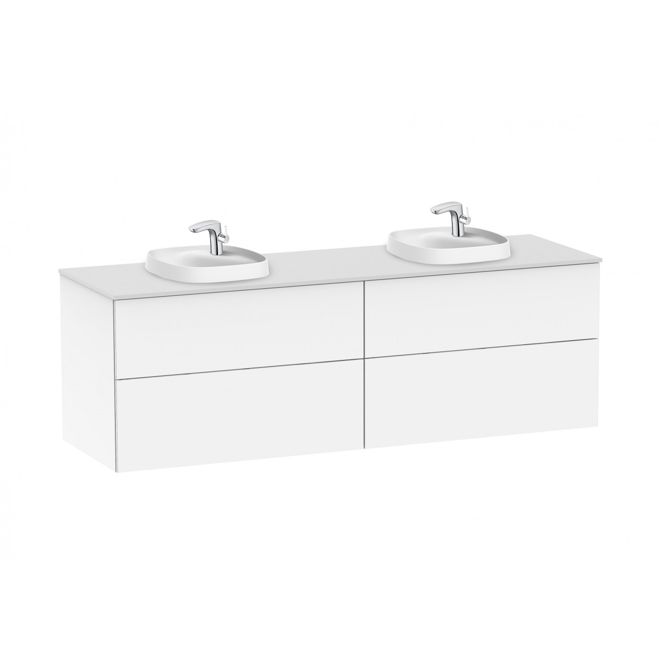 Roca Beyond Mobile for sink recessed above double floor 455