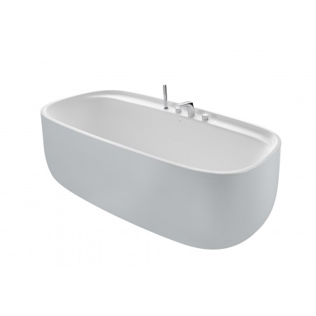 Roca Beyond Baignoire en Surfex 180x90 avec trous pour la robinetterie