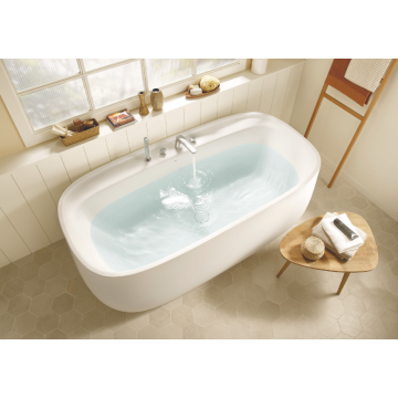 Roca Beyond Surfex 180x90 bathtub with taps holes
