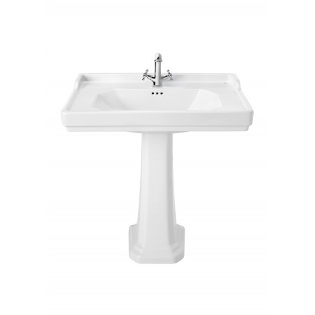 Roca Carmen Washbasin to wall per colonna with 1 forum per rubinetteria