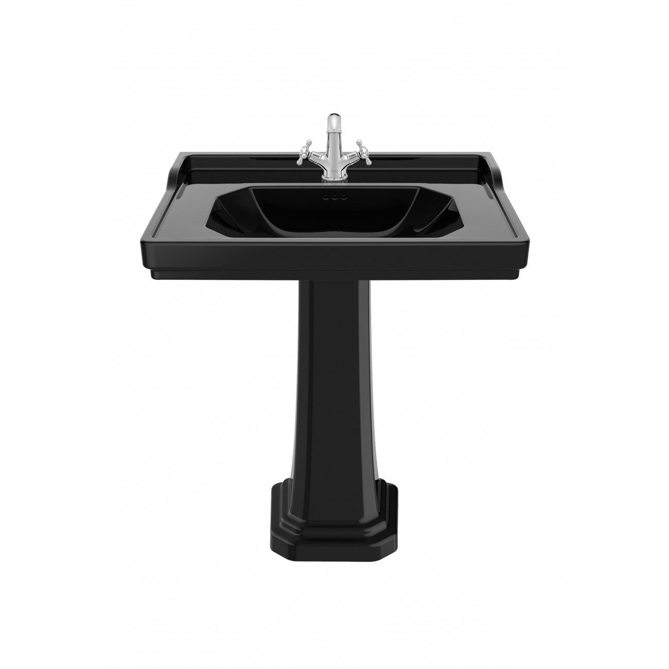 Roca Carmen Washbasin to wall per colonna with 1 forum per rubinetteria