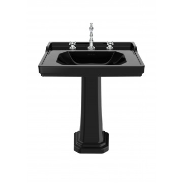 Roca Carmen Lavabo a muro per colonna with 3 fori per rubinetteria