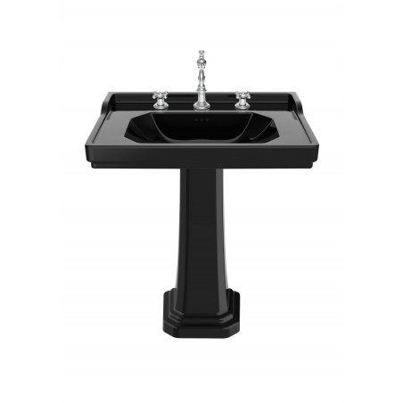 Roca Carmen Lavabo mural pour colonne avec 3 trous pour robinetterie