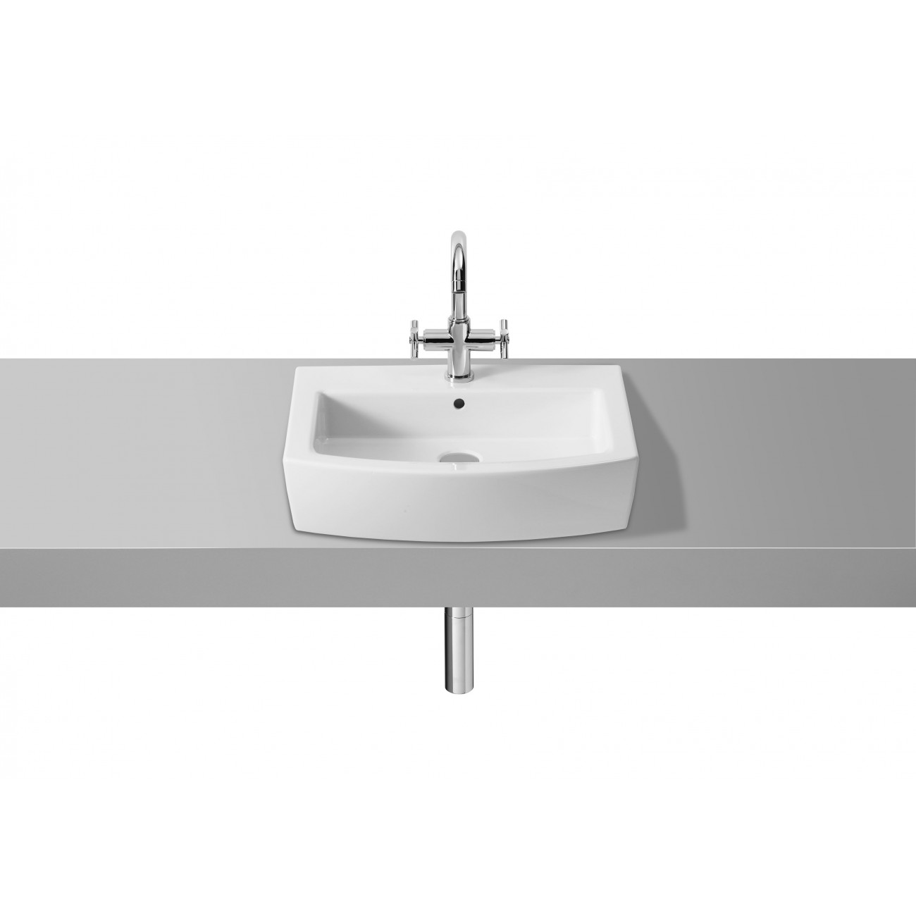 Roca Hall Lavabo a muro o appoggio 550 x 485 x 140