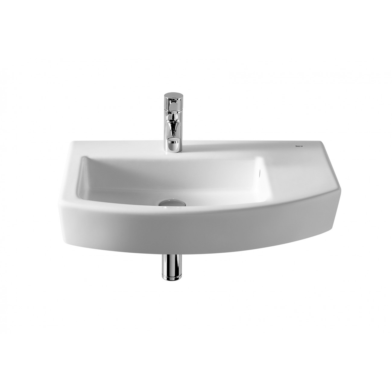 Roca Hall Asymmetric countertop sink 650x420x135