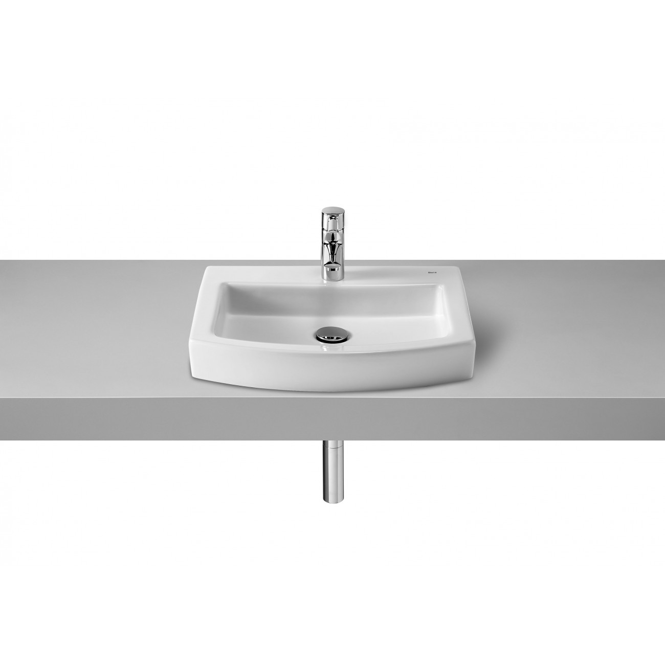 Roca Hall Support hand wash with tap hole 520x440x95