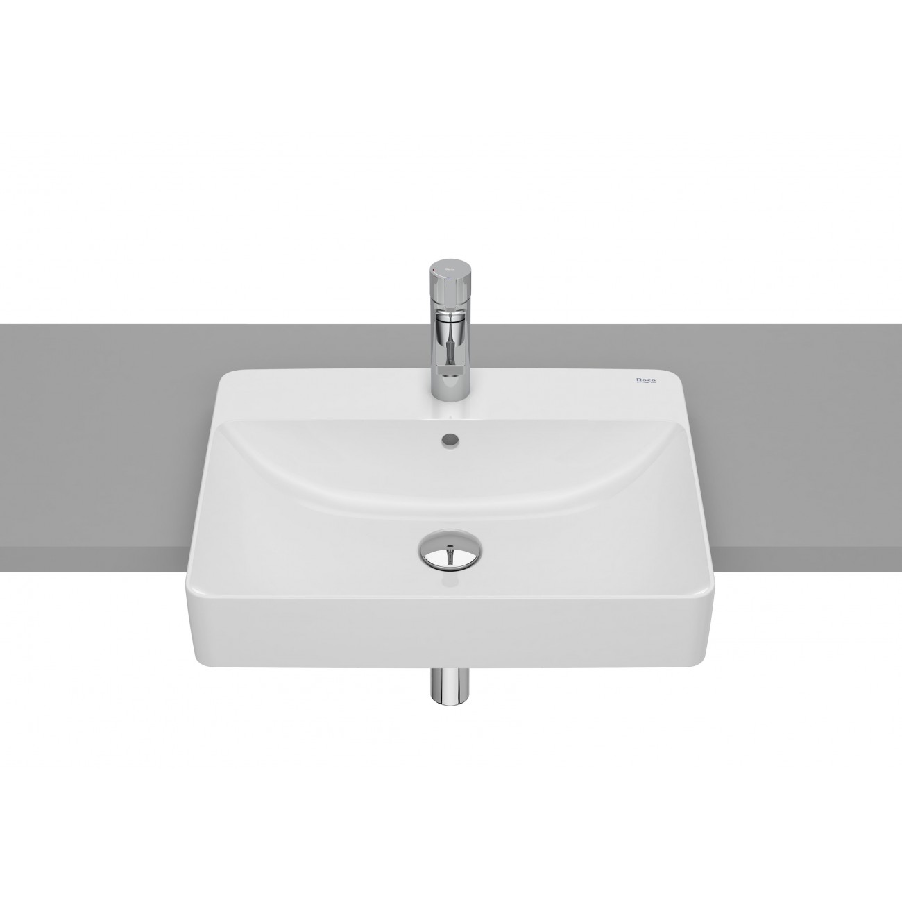 Roca Ispira Handwaschbecken mit Halbierung 550x420