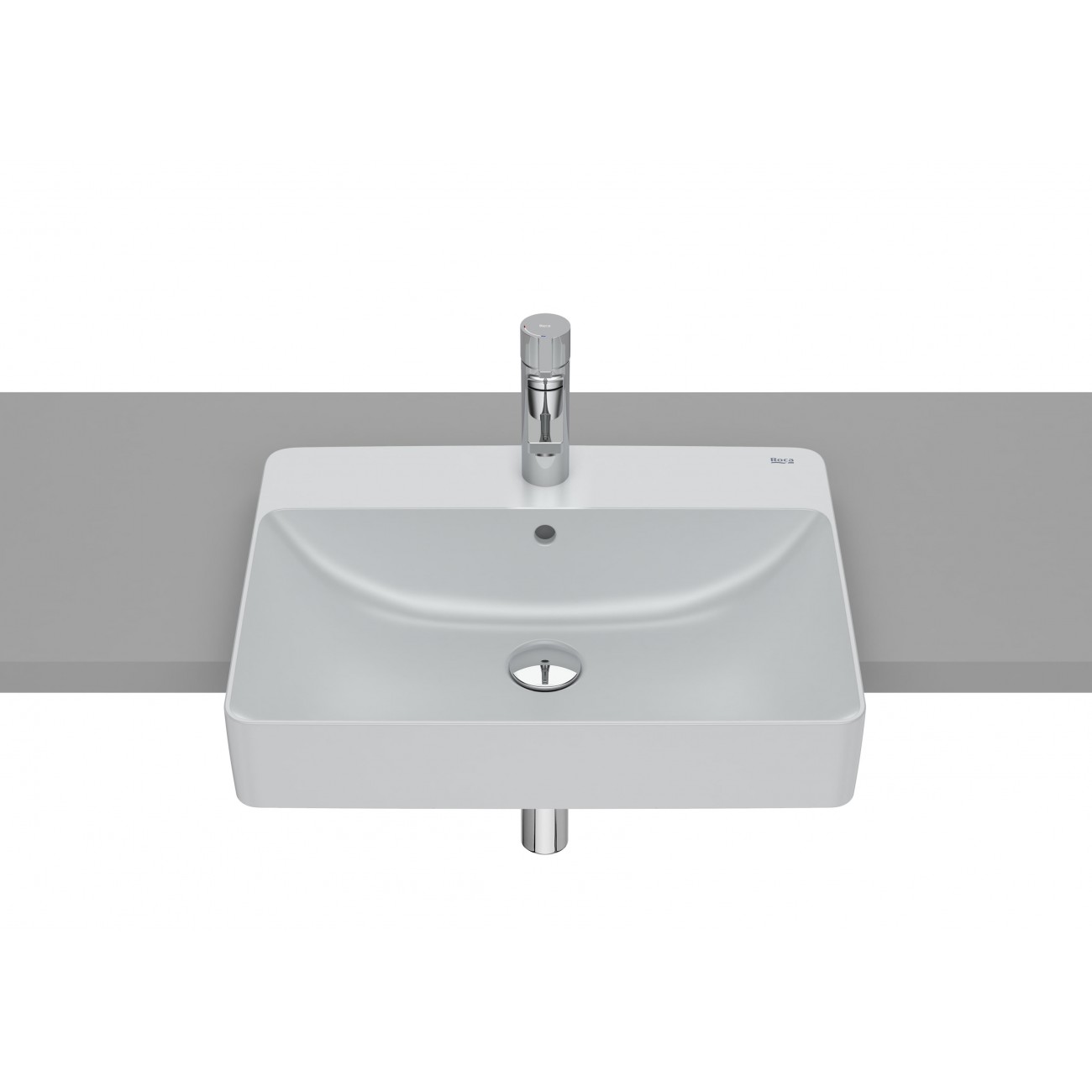 Roca Ispira Handwaschbecken mit Halbierung 550x420