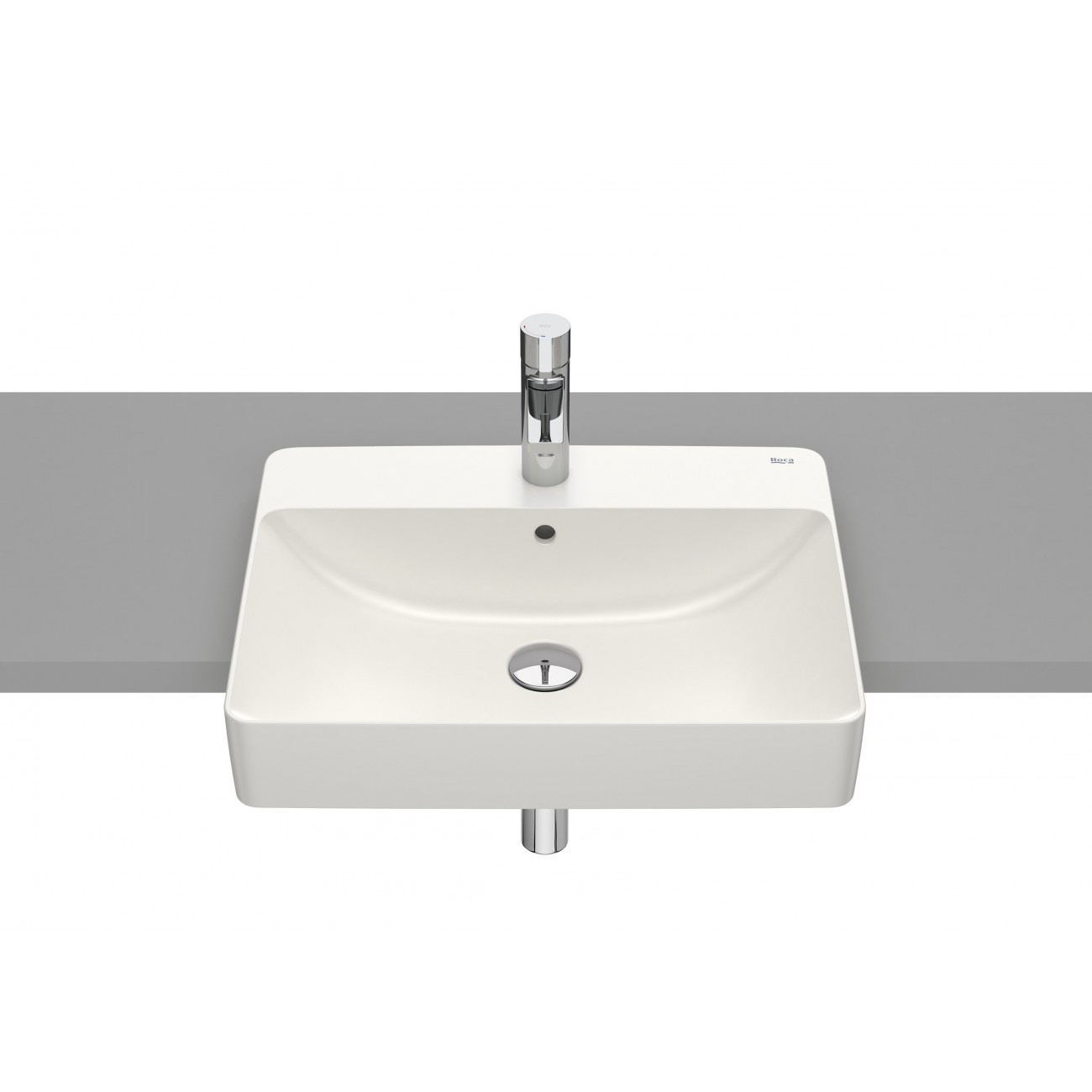 Roca Ispira Handwaschbecken mit Halbierung 550x420