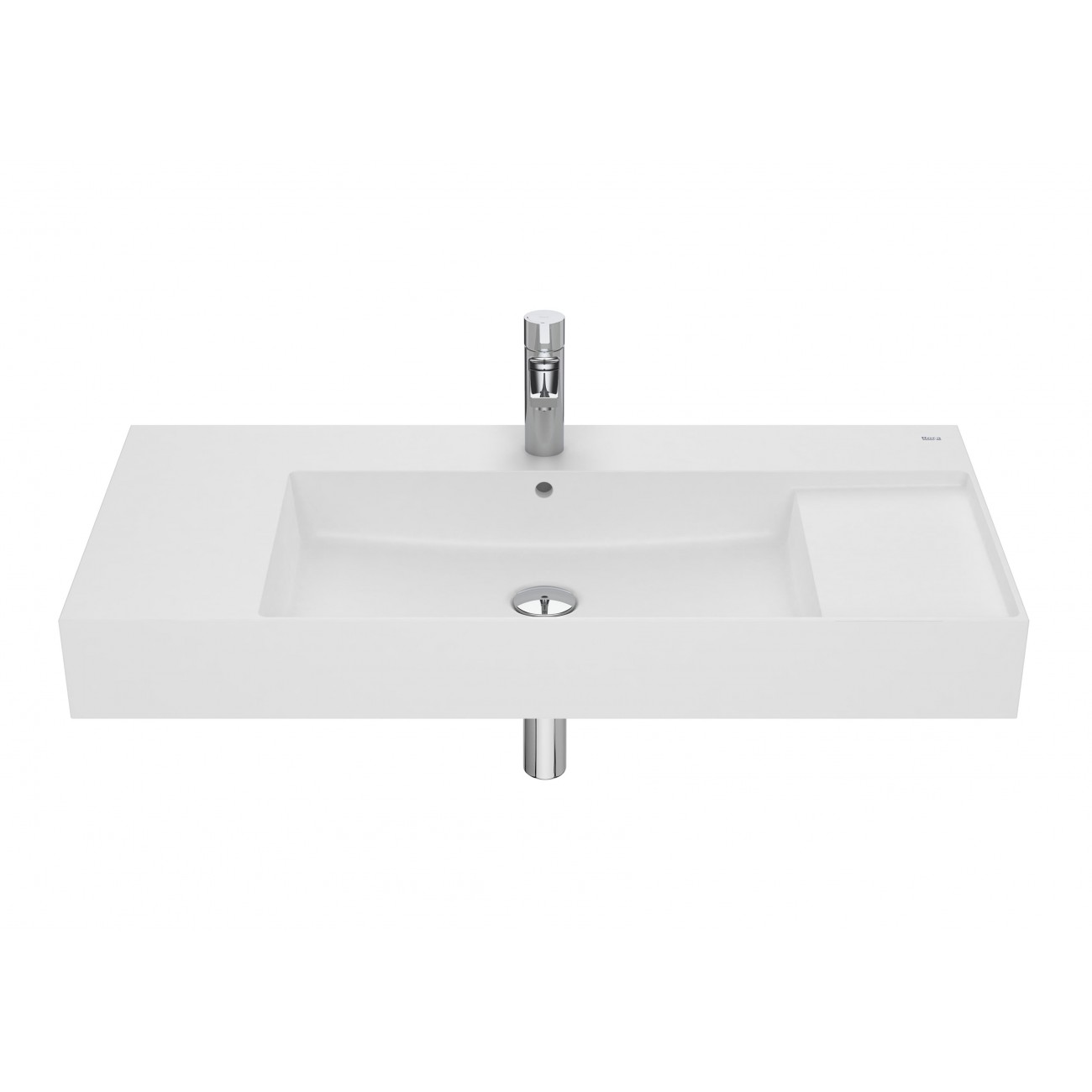 Roca Inspira Lavabo a muro Fineceramic 1000x490