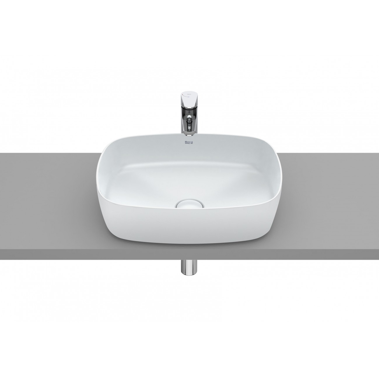 Roca Inspira Washbasin to support Fineceramic Soft 500x370x140