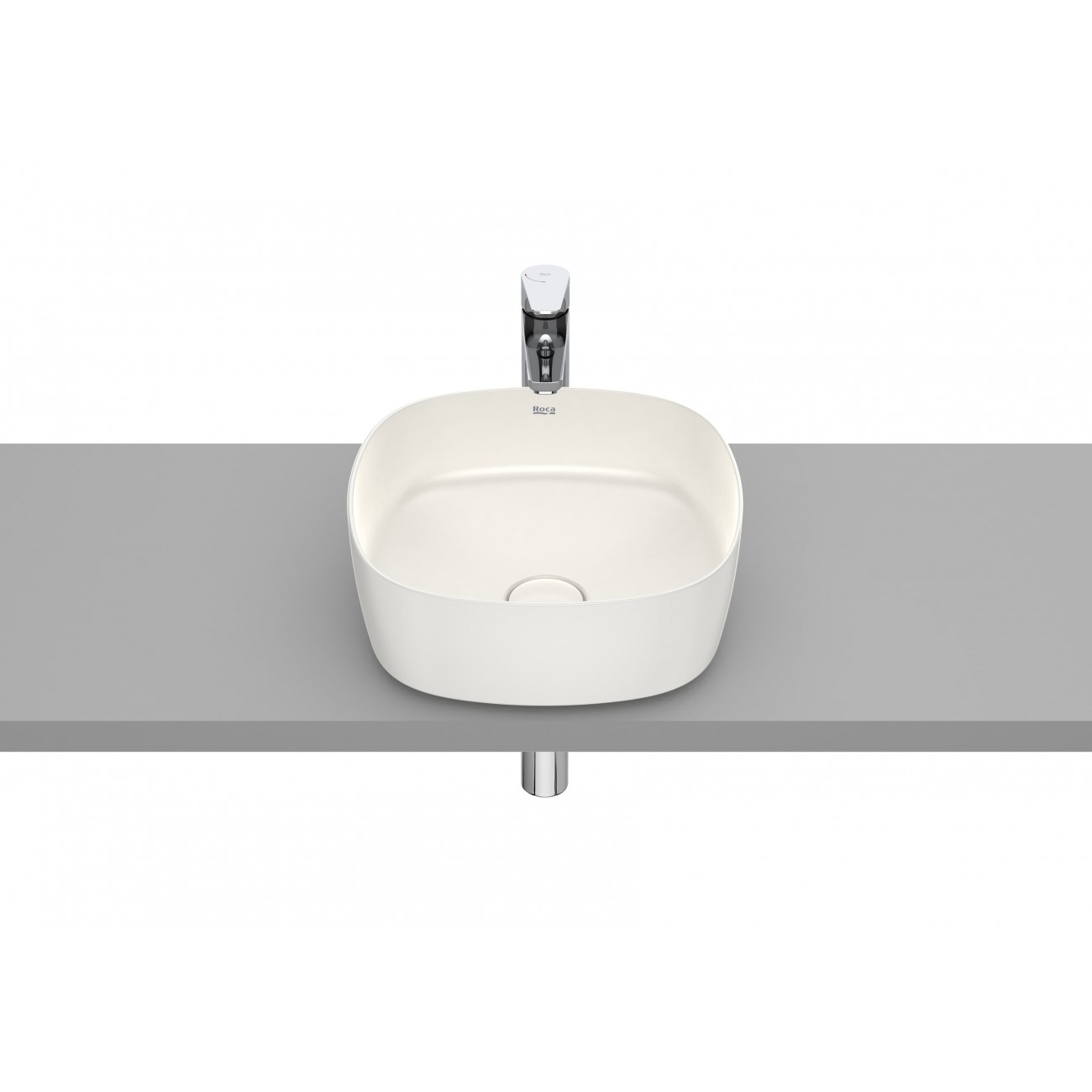 Roca Inspira Washbasin to support Fineceramic Soft 370x370x140