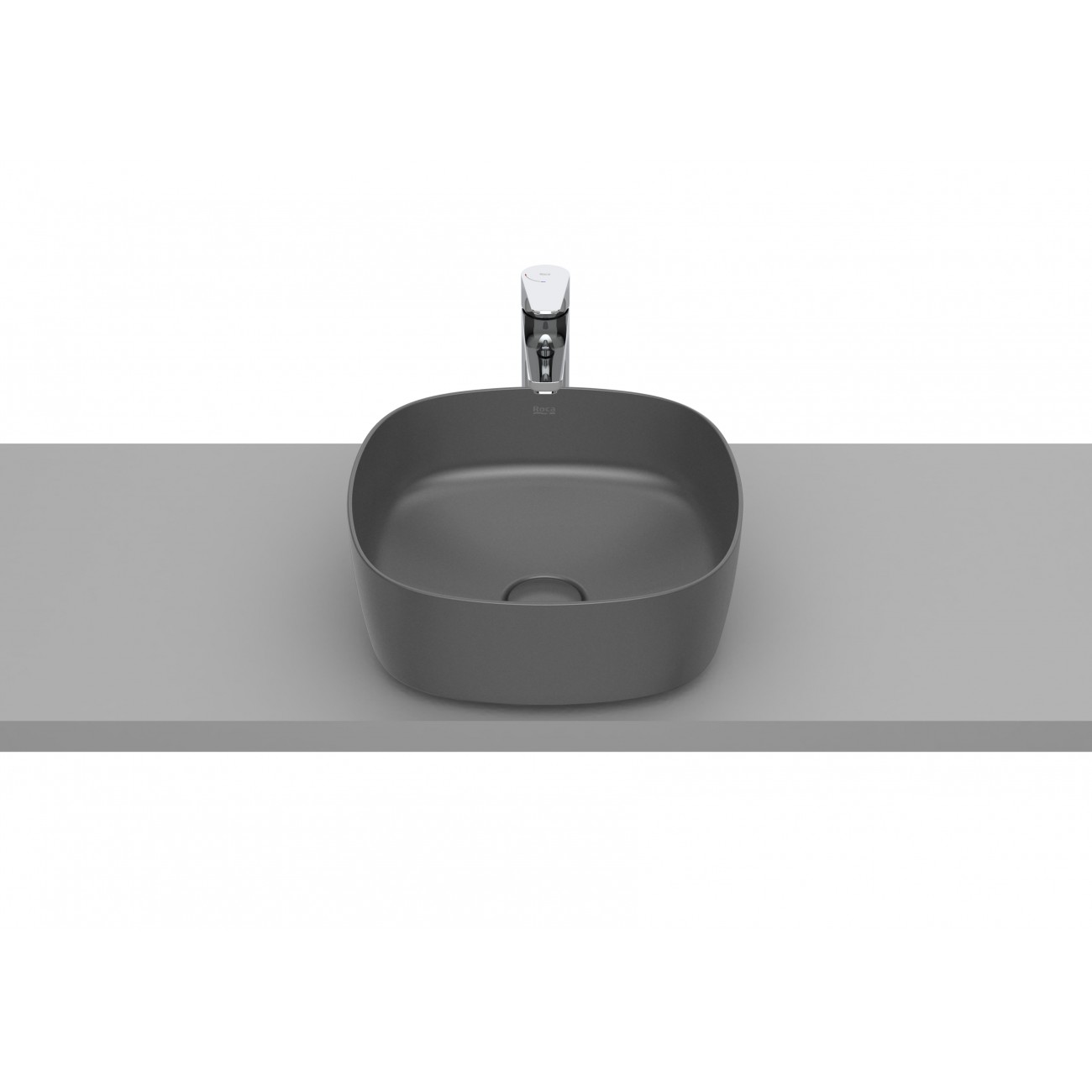 Roca Inspira Washbasin to support Fineceramic Soft 370x370x140