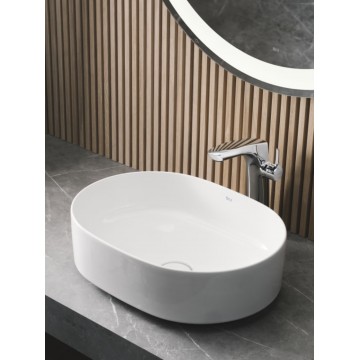 Roca Inspira Lavabo ad appoggio Fineceramic Round Ø 500x140