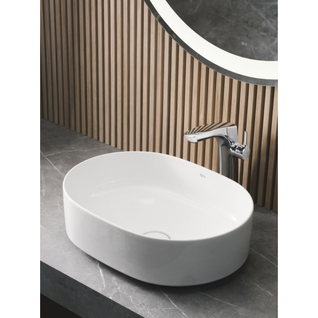 Roca Inspira Eviér à poser Fineceramic Round Ø 500x140