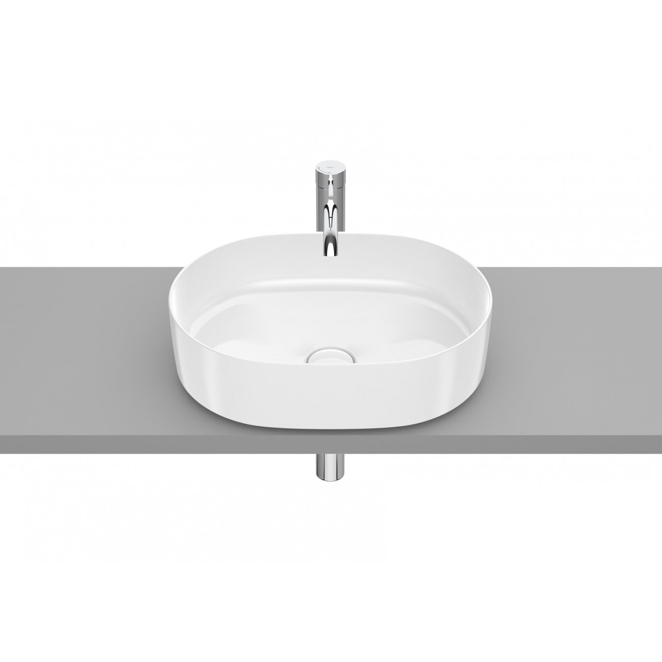 Roca Inspira Washbasin to support Fineceramic Round Ø 500x140