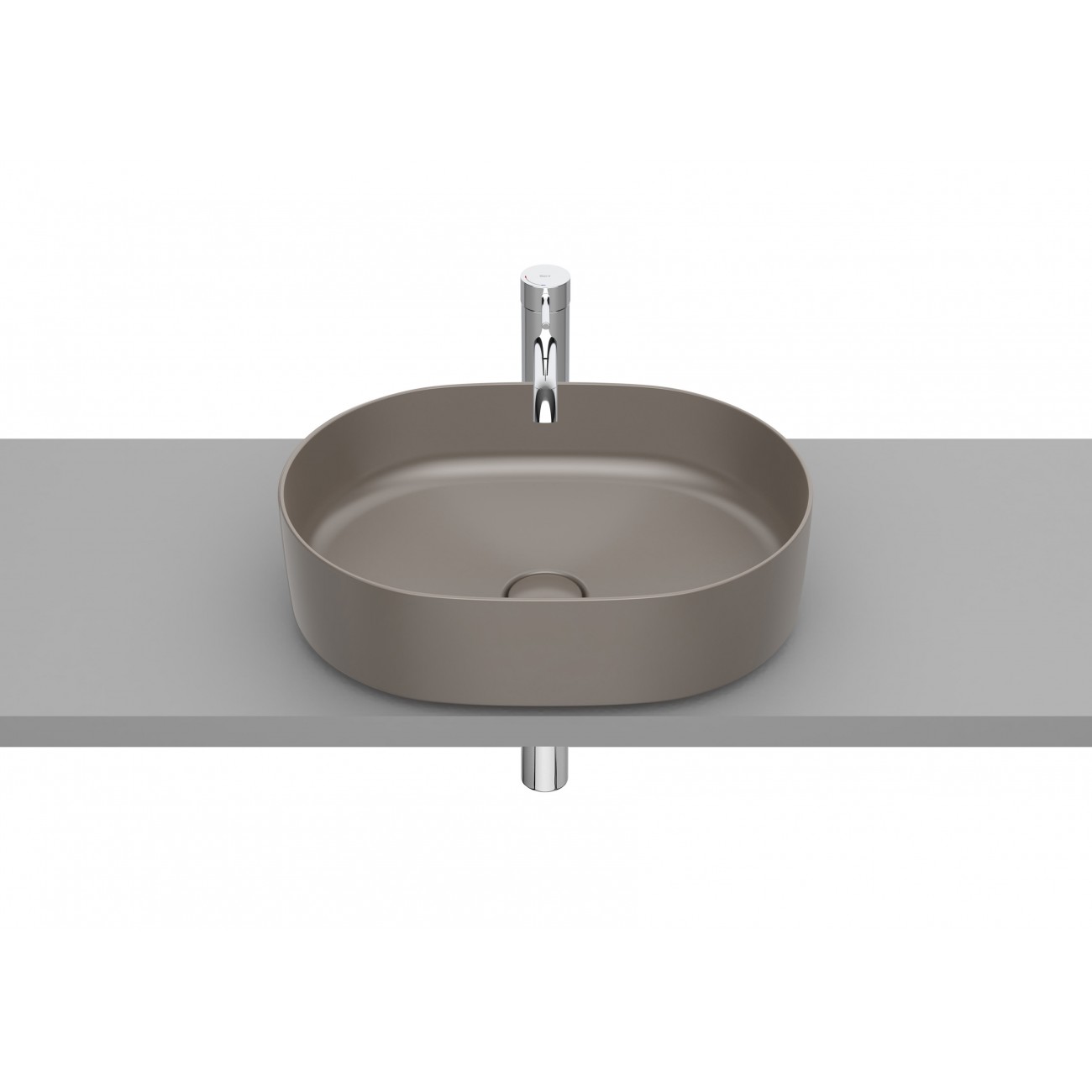 Roca Inspira Washbasin to support Fineceramic Round Ø 500x140
