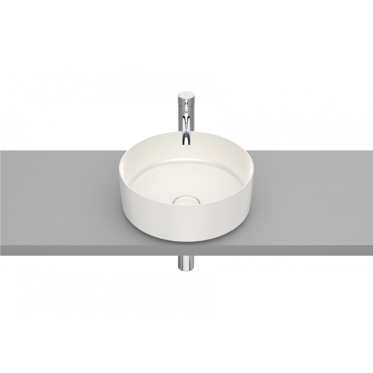 Roca Inspira Lavabo ad appoggio Fineceramic Round Ø 370x140