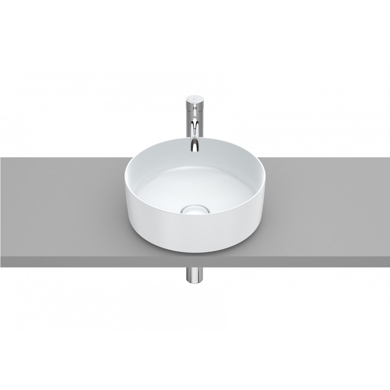 Roca Inspira Lavabo ad appoggio Fineceramic Round Ø 370x140