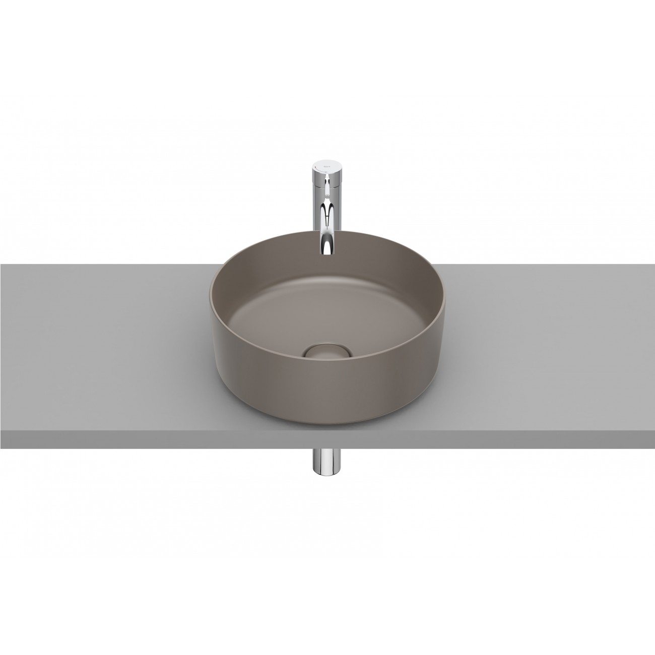 Roca Inspira Lavabo ad appoggio Fineceramic Round Ø 370x140