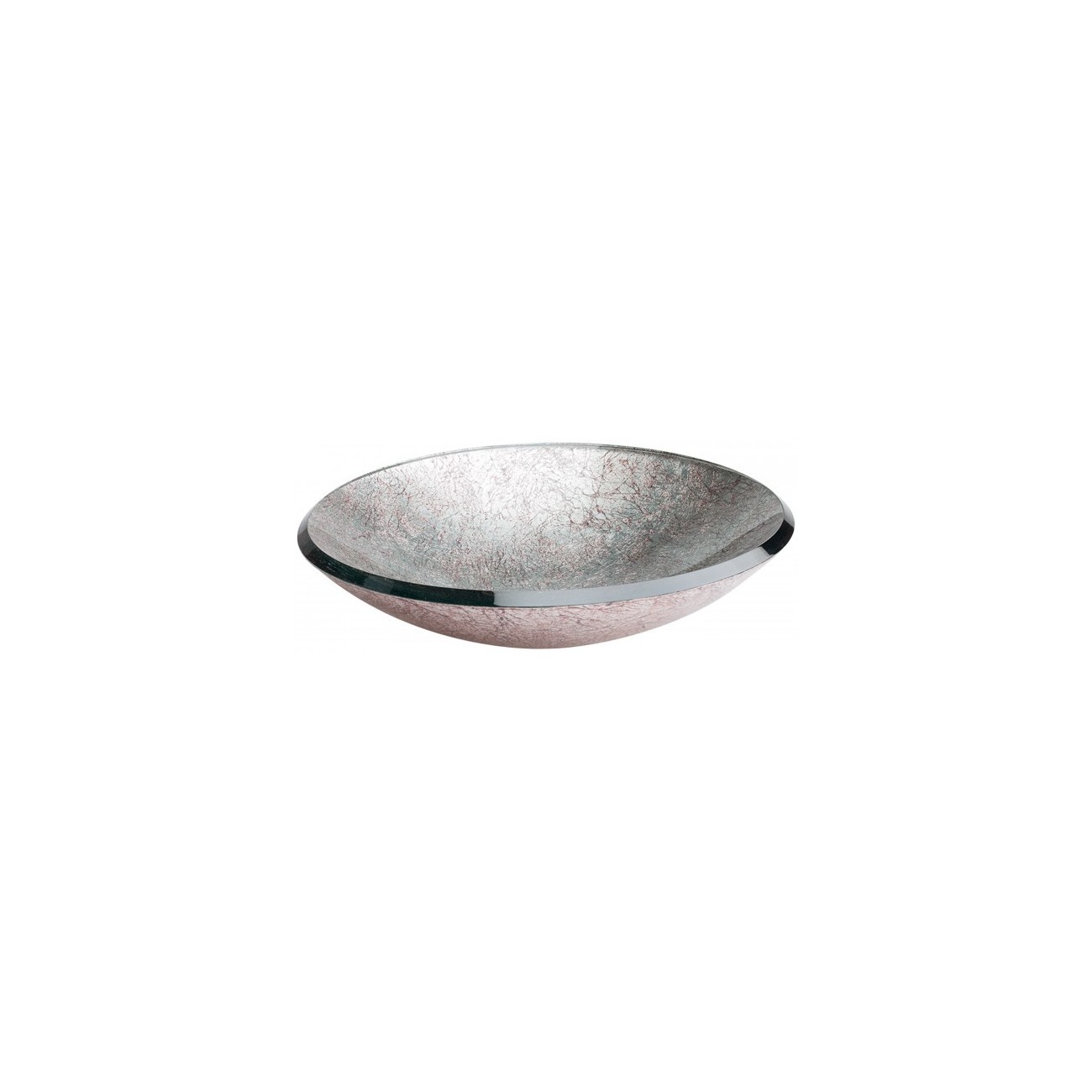 DUNE Lavabo Silver Glass