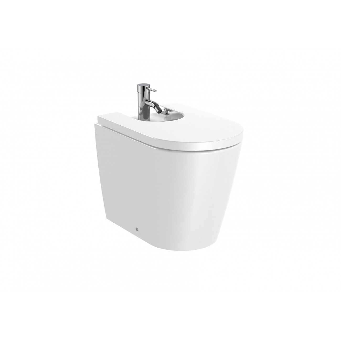 Roca Inspira Round Bidet completo di coperchio