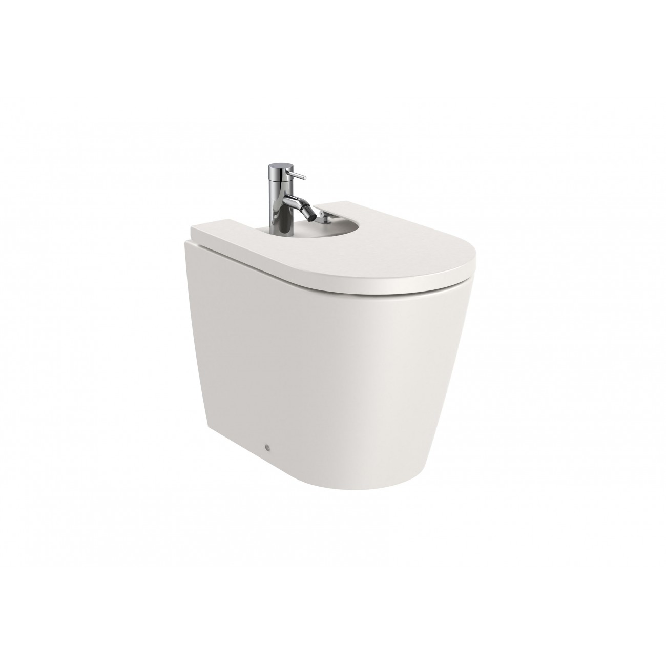 Roca Inspira Round Bidet completo di coperchio