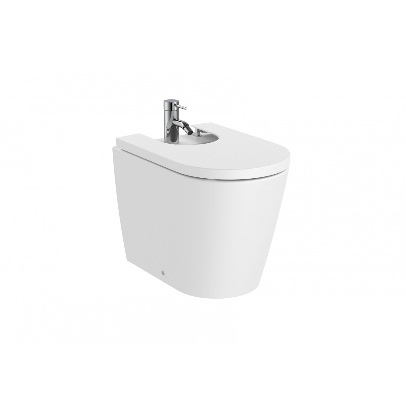 Roca Inspira Round Bidet completo di coperchio