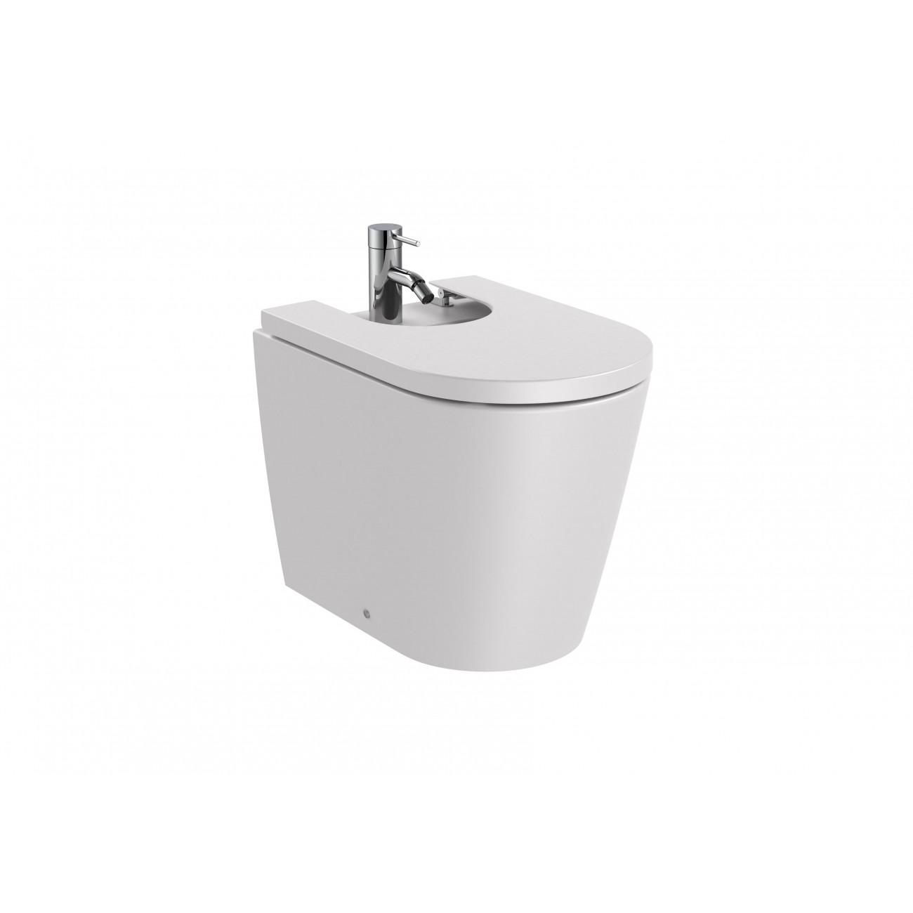 Roca Inspira Round Bidet completo di coperchio