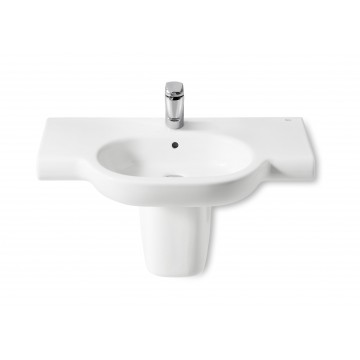 Roca Meridian Wall basin with half column 850 x 460