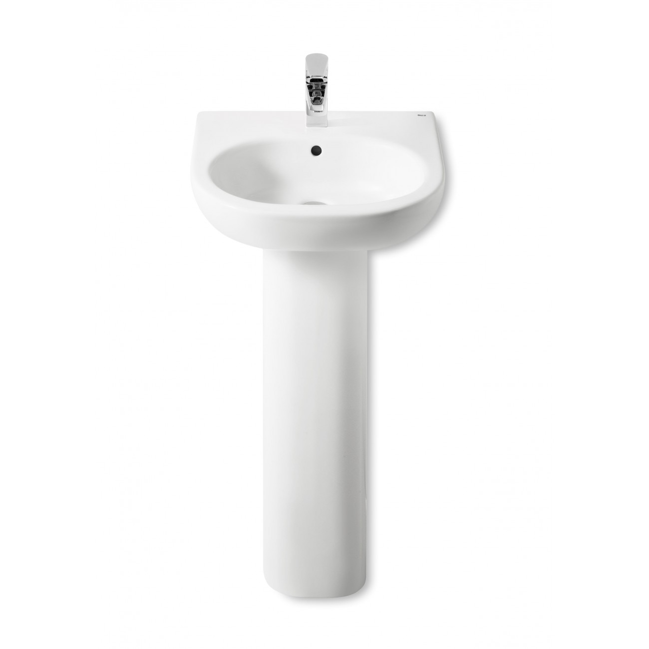 Roca Meridian Lave-mains mural avec colonne 450 x 420