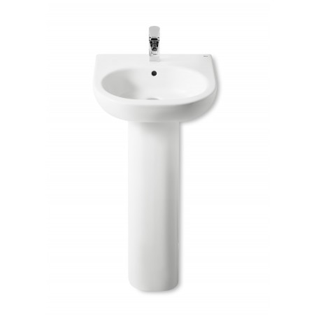 Roca Meridian Lave-mains mural avec colonne 450 x 420