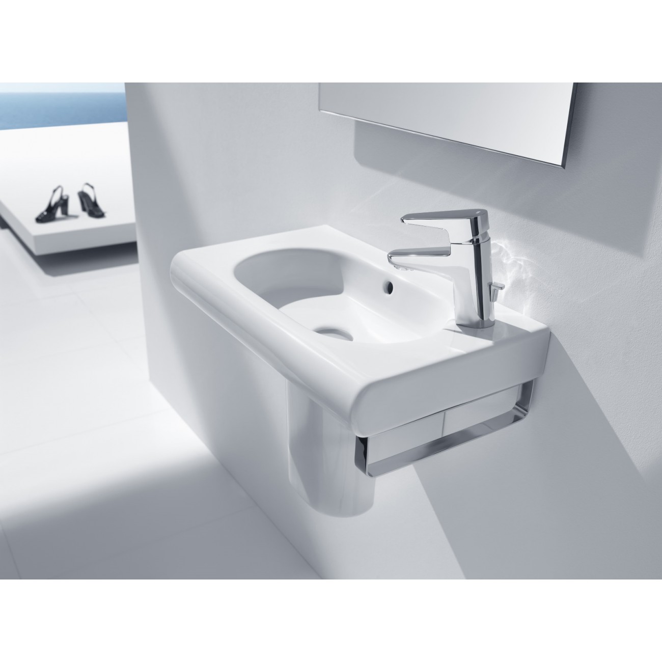 Roca Meridian Lavabo a muro Compact 550 x 320