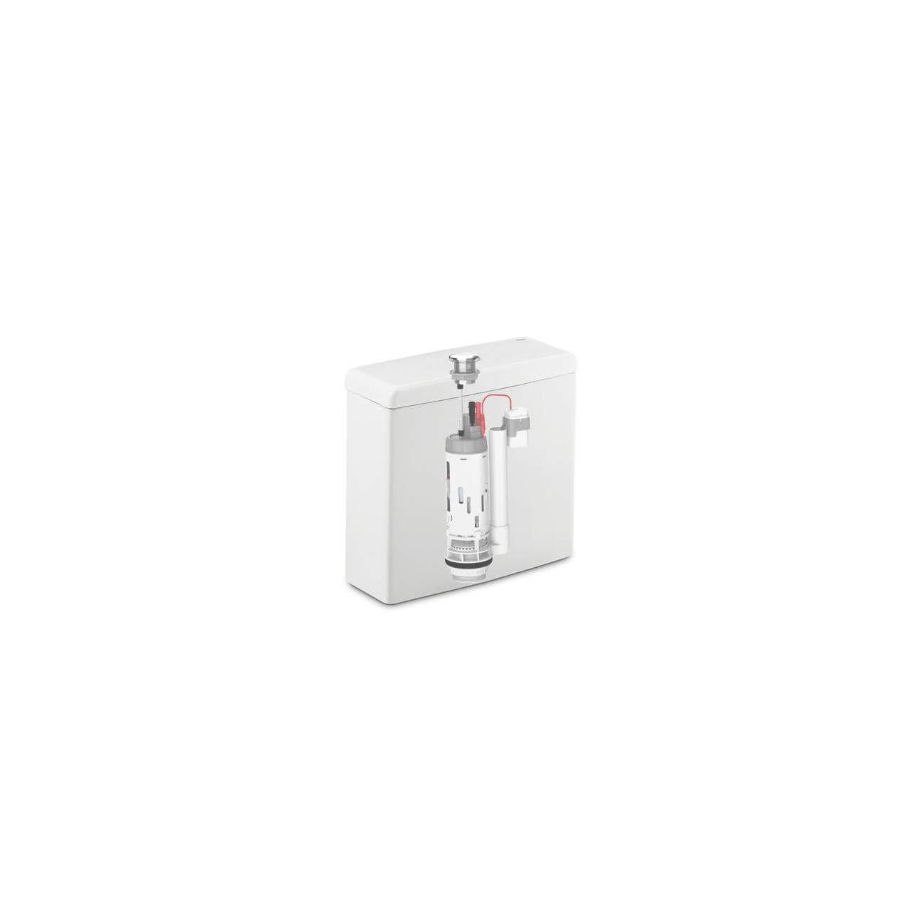 Roca Meridian One-piece flush-mounted vase Conforto cassette Touchless