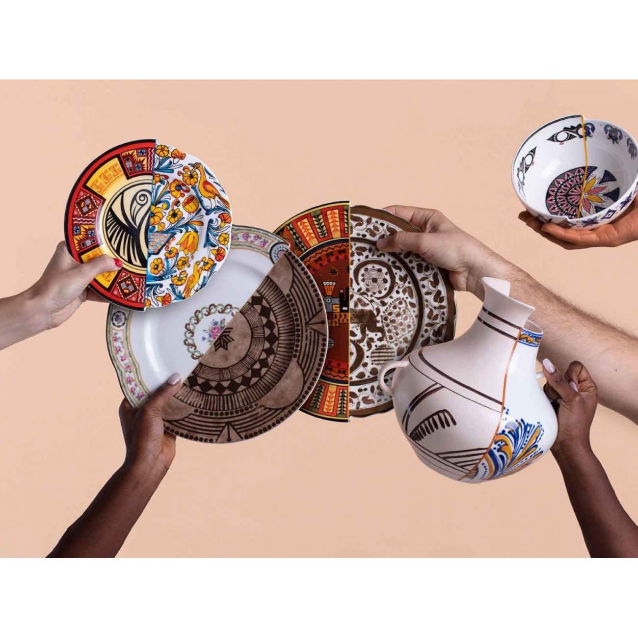 SELETTI Hybrid LOTHAL Assiette creuse